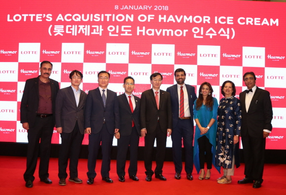 롯데는 지난달 8일(현지시간) 인도 아이스크림 업체 ‘하브모어’(HAVMOR)를 인수했다. ⓒ롯데