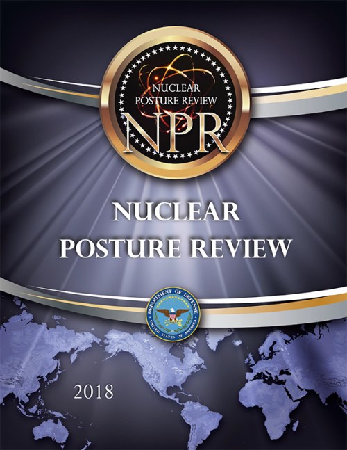 국회의원 7인은 공동성명서에서 “지난 2일(현지시각) 미국이 핵태세 검토 보고서를 통해 강조한 핵무기 현대화와 유연한 핵억지전략이 핵무기 확산을 방지하기보다 핵무기 경쟁을 부추길 수 있더”며 깊은 염려를 나타냈다. 사진은 미 국방부가 발표한 ‘핵태세 검토 보고서(NPR, Nuclear Posture Review)’. ⓒ미 국방부 홈페이지