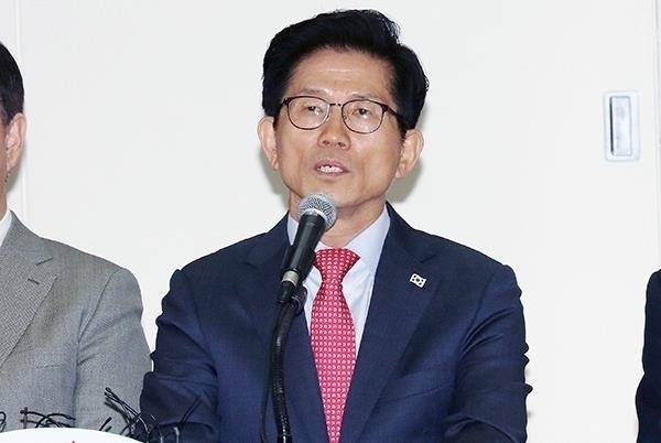 [시사포커스 / 오훈 기자] 김문수 자유한국당 서울시장 후보.