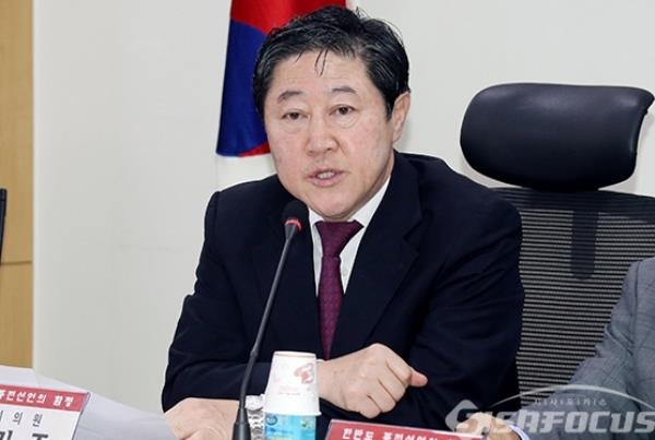 유기준 자유한국당 의원이 발언하고 있는 모습. ⓒ시사포커스DB