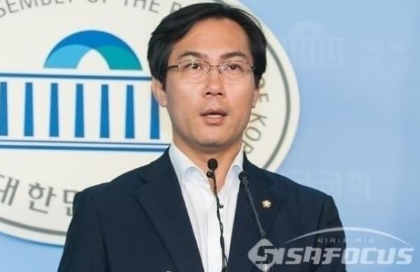 김영우 한국당 의원이 국회에서 발언하고 있는 모습. ⓒ시사포커스DB