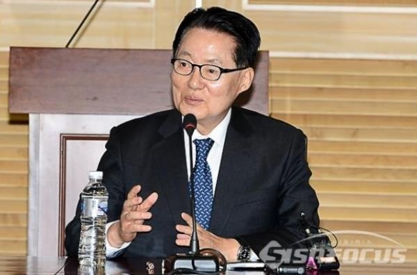 박지원 민주평화당 의원이 발언하고 있는 모습. ⓒ시사포커스DB