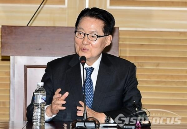 박지원 민주평화당 의원이 발언하고 있다. 사진 / 오훈 기자