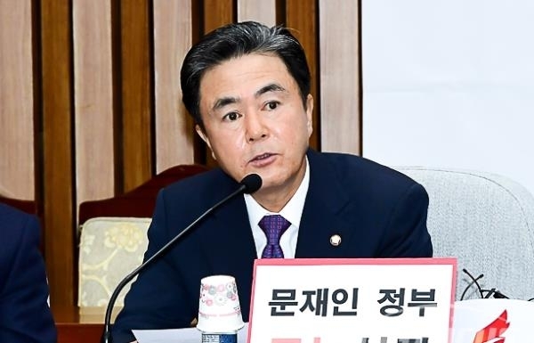 김태흠 자유한국당 의원이 발언하고 있다. ⓒ시사포커스DB