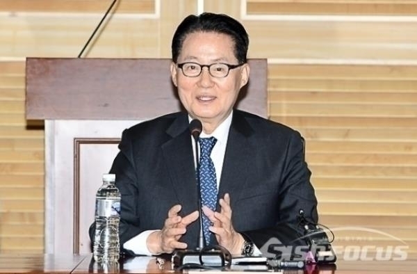 박지원 민주평화당 의원이 발언하고 있다. 사진 / 오훈 기자