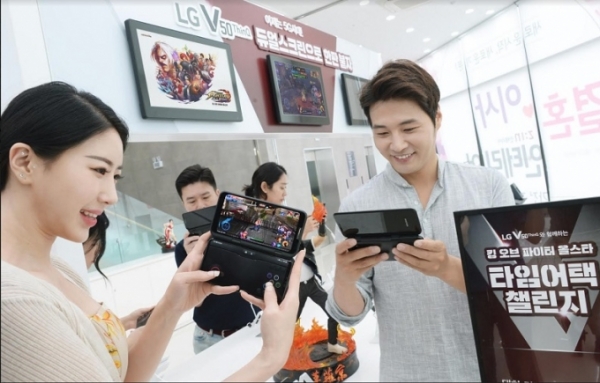 넷마블이 ‘LG V50 ThinQ 5G 게임 페스티벌'에 자사 게임 4종을 출품했다. ⓒ넷마블