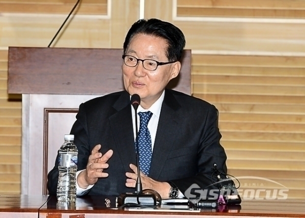 박지원 민주평화당 의원이 발언하고 있다. ⓒ포토포커스DB