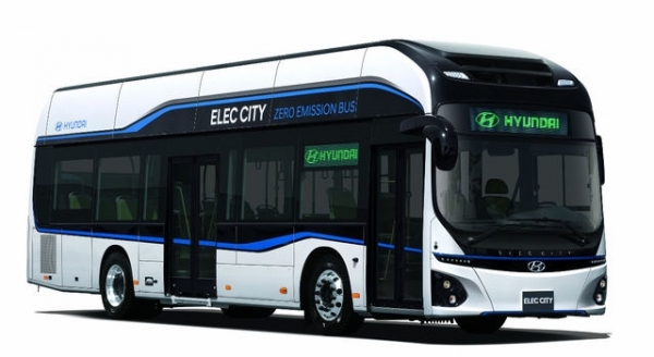 KT와 현대자동차는 연말까지 전기버스 전용 커넥티드카 플랫폼이 적용된 시내버스를 전국으로 확장할 계획이다. ⓒKT