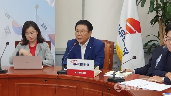 박맹우 의원이 발언하고 있다. 사진 / 박상민 기자