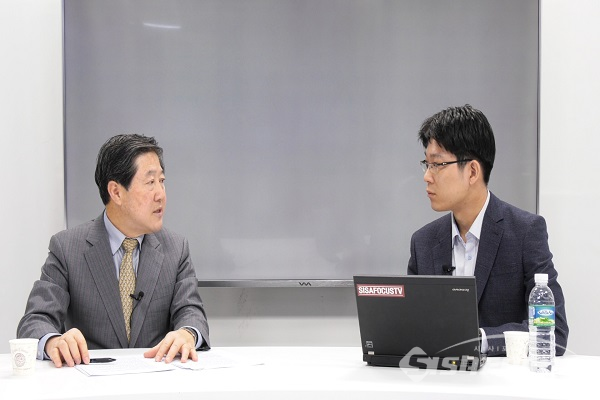 시사포커스와 인터뷰 중인 자유한국당 유기준 의원. 사진 / 박상민 기자