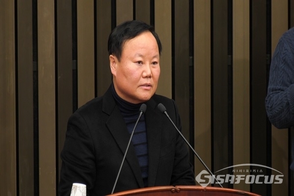 김재원 자유한국당 의원이 발언하고 있다. 사진 / 박상민 기자