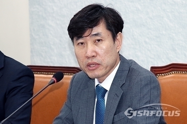 새로운보수당 창당준비위원장인 하태경 의원이 발언하고 있다. 사진 / 오훈 기자