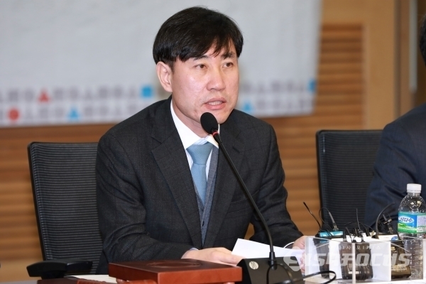 하태경 새로운보수당 창당준비위원장이 발언하고 있다. 사진 / 오훈 기자