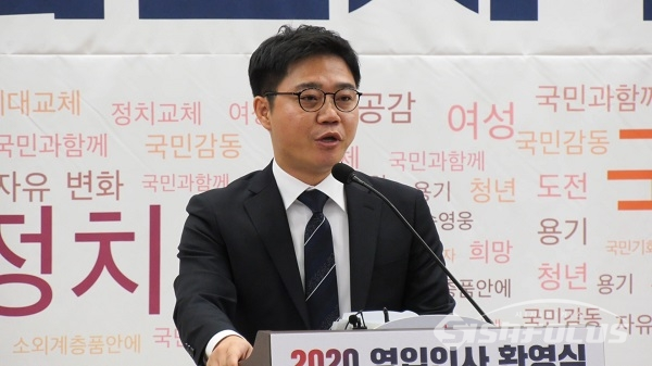 발언하는 지성호 인권운동가. 사진 / 박상민 기자