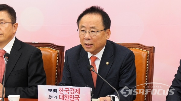 이주영 의원이 발언하고 있다. 사진 / 박상민 기자