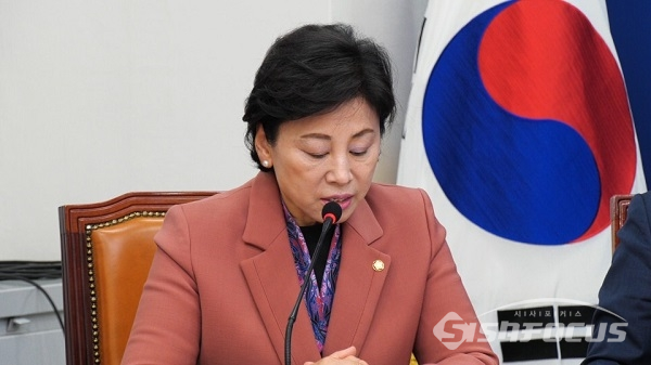발언하는 남인순 최고위원. 사진 / 이민준 기자