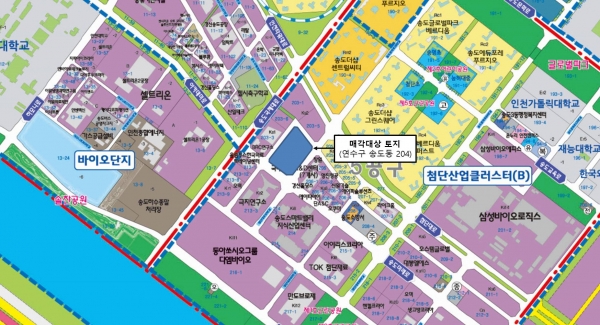 애경그룹이 인천 송도국제도시 첨단산업클러스터 B구역 내에 종합기술원을 설립한다. ⓒ애경그룹