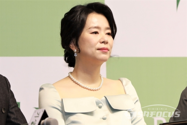 배우 장혜진이 기자회견에 참석했다. [사진 / 오훈 기자]