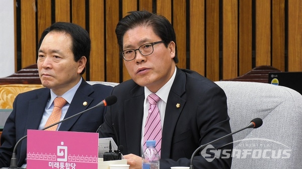 발언하는 송석준 의원. 사진 / 박상민 기자