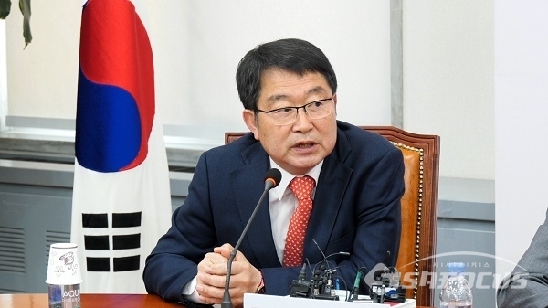 백승주 미래한국당 원내수석부대표가 발언하고 있다. 사진 / 박상민 기자