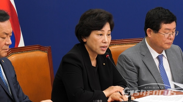 남인순 의원이 발언하고 있다. 사진 / 박상민 기자
