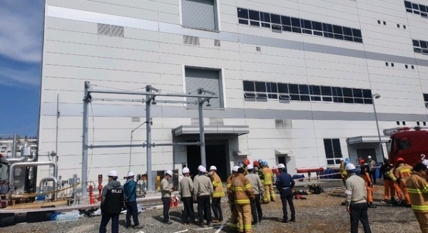 19일 LG화학 대산공장 촉매센터에서 화재사고가 발생해 다수의 사상자가 발생했다. ⓒ뉴시스