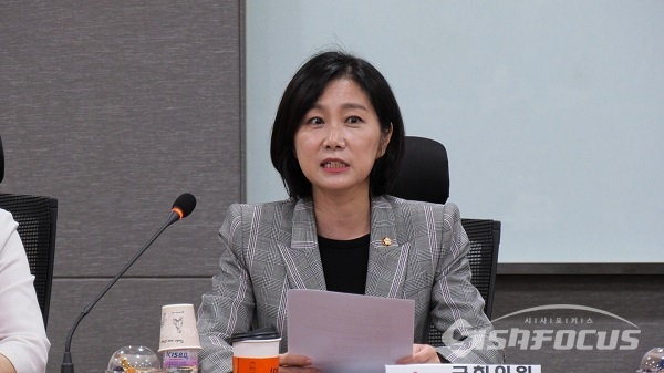 허은아 의원이 진행순서 발언을 하고 있다. 사진 / 박상민 기자