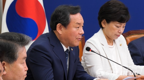 더불어민주당 김형석 의원이 최고위에서 발언하고 있다. 사진 / 박상민 기자