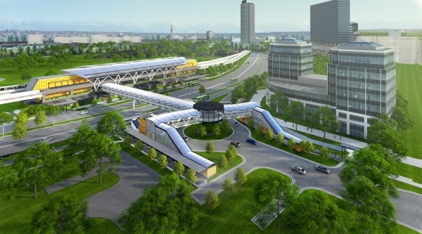대우건설이 2분기에 수주한 2700억 원 대 싱가포르 주롱도시철도공사 조감도ⓒ대우건설