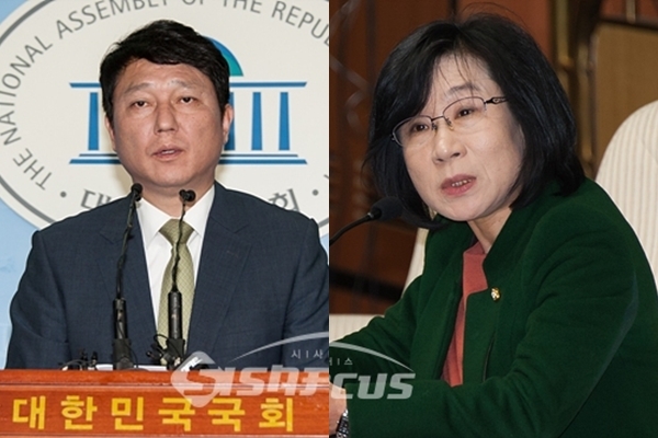 최재성 신임 정무수석 내정자(좌)와 김제남 신임 시민사회수석 내정자(우) ⓒ포토포커스DB