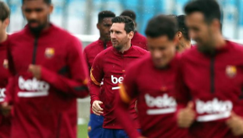 리오넬 메시, 바르셀로나 팀 훈련 복귀/ 사진: ⓒFC 바르셀로나