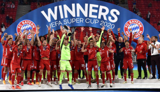 바이에른 뮌헨, UEFA 슈퍼컵 세비야전 역전승 거두며 7년 만에 우승/ 사진: ⓒ게티 이미지