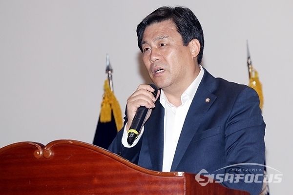 김선동 전 의원이 발언하고 있다. 사진 / 시사포커스DB