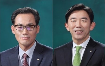 김정기 우리금융그룹 부사장(왼쪽)과 박경훈 부사장. ⓒ우리금융그룹