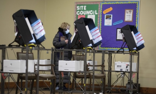 미국 조지아주 연방 상원의원 결선 투표에서 민주당이 승리해 상원 당수당을 차지했다.(사진/뉴시스)