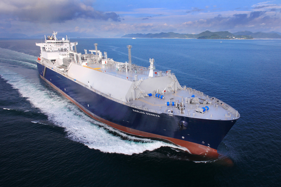 삼성중공업이 건조한 LNG선 ⓒ 삼성중공업