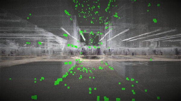 네이버 제2사옥 정밀측위 연구화면. ⓒ네이버