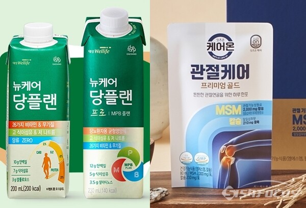 대상라이프사이언스 뉴케어 당플랜은 누적 판매액이 400억 원을 돌파했고 잇츠온 케어온 브랜드 제품 작년 매출이 전년 대비 148% 신장했다 . ⓒ시사포커스DB