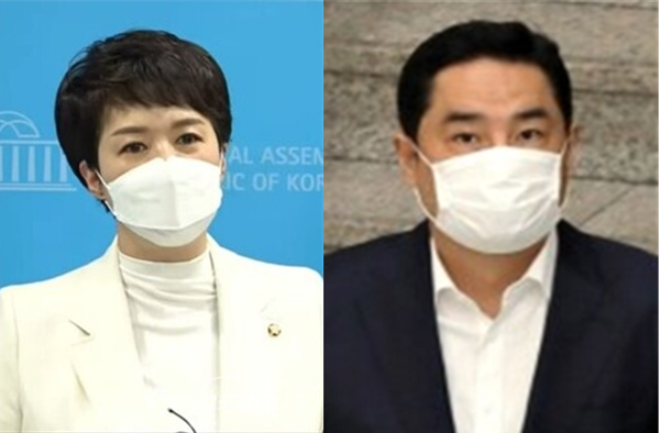 오는 6월 1일에 열리는 경기도지사 선거에 출마하는 김은혜 국민의힘 후보(좌측 사진)에게 강용석 무소속 후보(우측 사진)가 공식적으로 '후보 단일화'를 제안하고 나섰다. 시사포커스DB