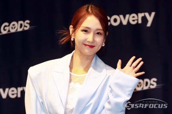 오정연이 포토타임을 가지고 있다. [사진 / 오훈 기자]