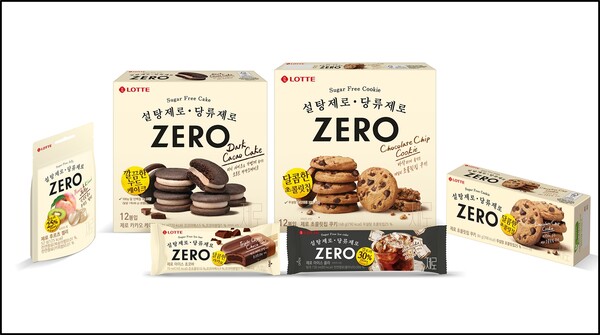 롯데제과가 출시한 무설탕 디저트 브랜드 제로가 한 달 만에 판매고 20억 원을 넘었다ⓒ롯데제과