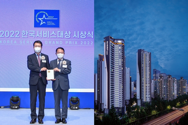 대우건설 푸르지오가 표준협회 주관 한국서비스 대상 아파트 부문 대상을 수상했다. ⓒ대우건설
