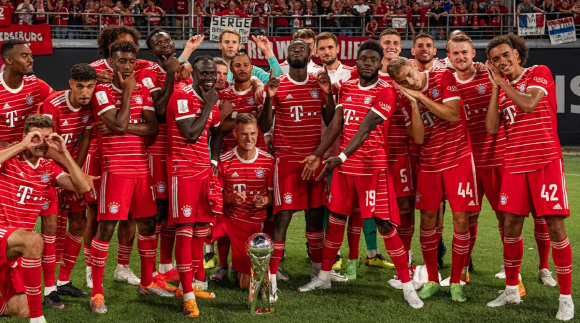 바이에른 뮌헨, RB 라이프치히에 5-3으로 승리하며 독일 슈퍼컵 통산 10회 우승/ 사진: ⓒFC 바이에른 뮌헨