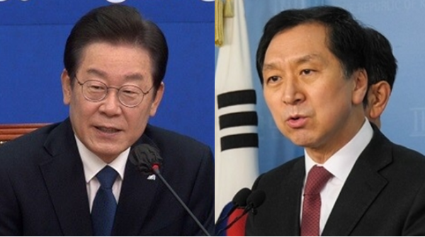 김기현 국민의힘 의원은 2일 이재명 대표를 향해" 의혹의 몸통이 방실방실 웃고 다니는데, 그 꼴을 차마 참고 보고 있을 수가 없다"고 비난했다.