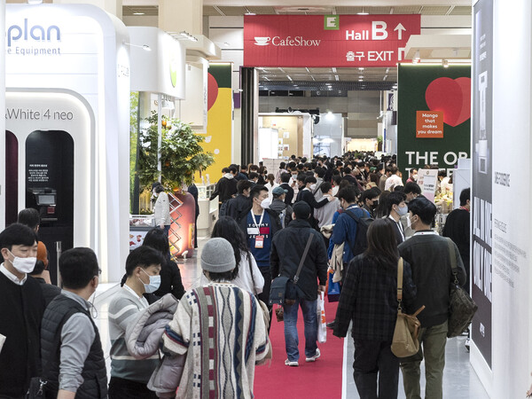 서울카페쇼에 인산인해를 이룬 관람객들 ⓒ서울카페쇼 사무국