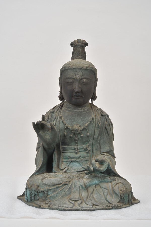 2월 1일 소유권을 놓고 한국이냐 일본이냐에 대한 대전고법의 선고공판을 기다리고 있는 금동관음보살좌상. (사진 / 서산 부석사 제공)