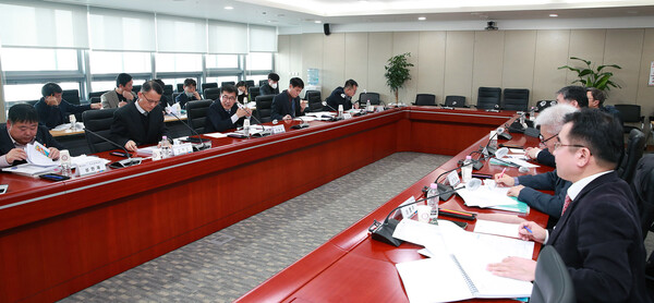 6일 충남도청 중회의실에서 열린 내포신도시 종합병원 건립 협의회 제1차 정기총회 모습 (충남도 제공)