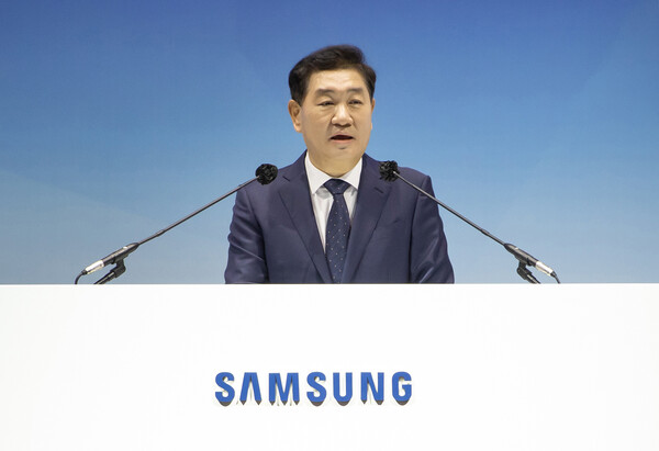 한종희 대표이사 부회장이 의장 인사말을 하고 있다. ⓒ삼성전자