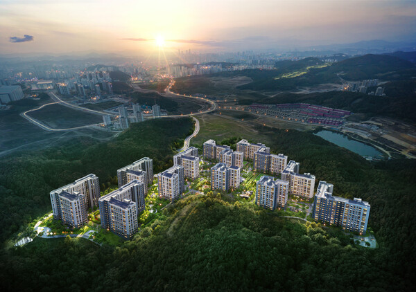 e편한세상 동탄 파크아너스 조감도 ⓒDL이앤씨