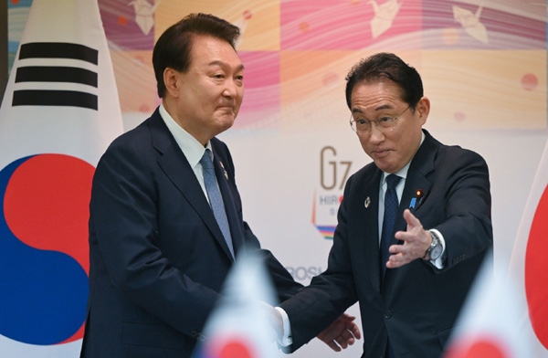 지난 5월 21일 윤석열 대통령은 기시다 후미오 일본 총리와 한-일본 정상회담을 가졌다 / ⓒ대통령실